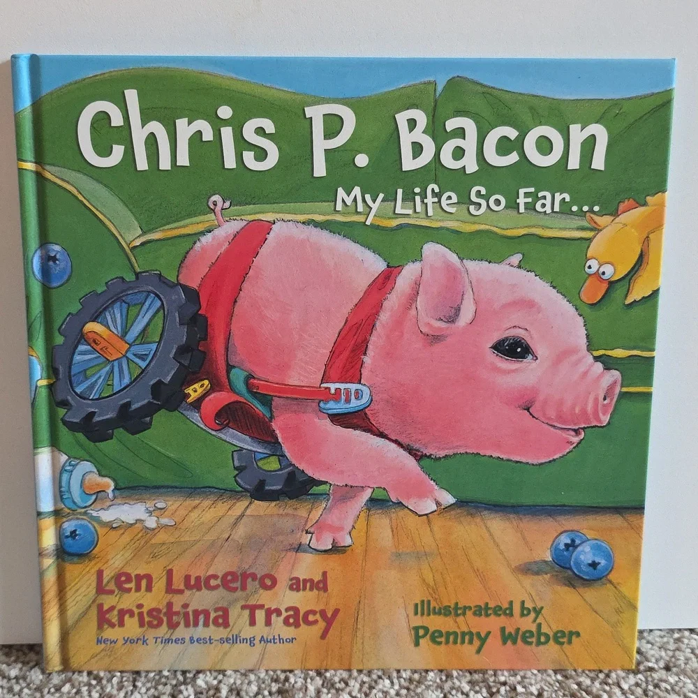 Hardcover Books Chris P. Bacon: My Life So Far, Going Places, Chilla Gorilla